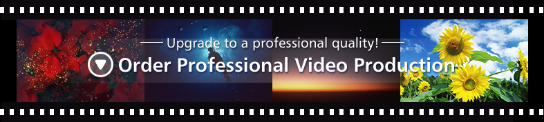 Upgrade to a professional quality! Order Professional Video Production